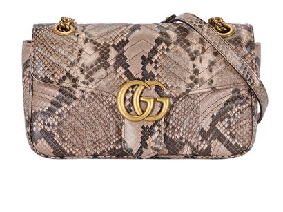 Gucci Small Marmont, &pound;1,100, Handbags, Pink, Leather, Front view